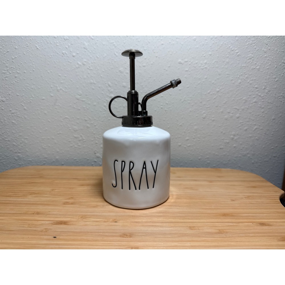 Rae Dunn Plant Mister White Ceramic Spray Farmhouse Decor